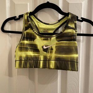 Black and Yellow Nike Sports Bra